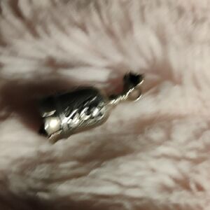 Silver Whale Tail Pendant